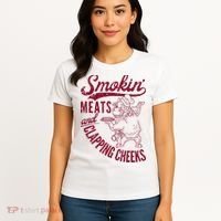 Smoking Meats And Clapping Cheeks Women's T-Shirt thumb 4