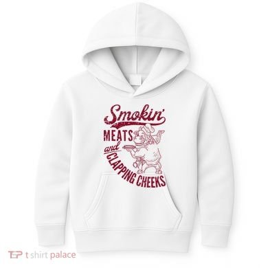 Smoking Meats And Clapping Cheeks Kids Hoodie