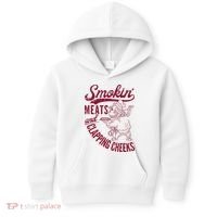 Smoking Meats And Clapping Cheeks Kids Hoodie thumb 0