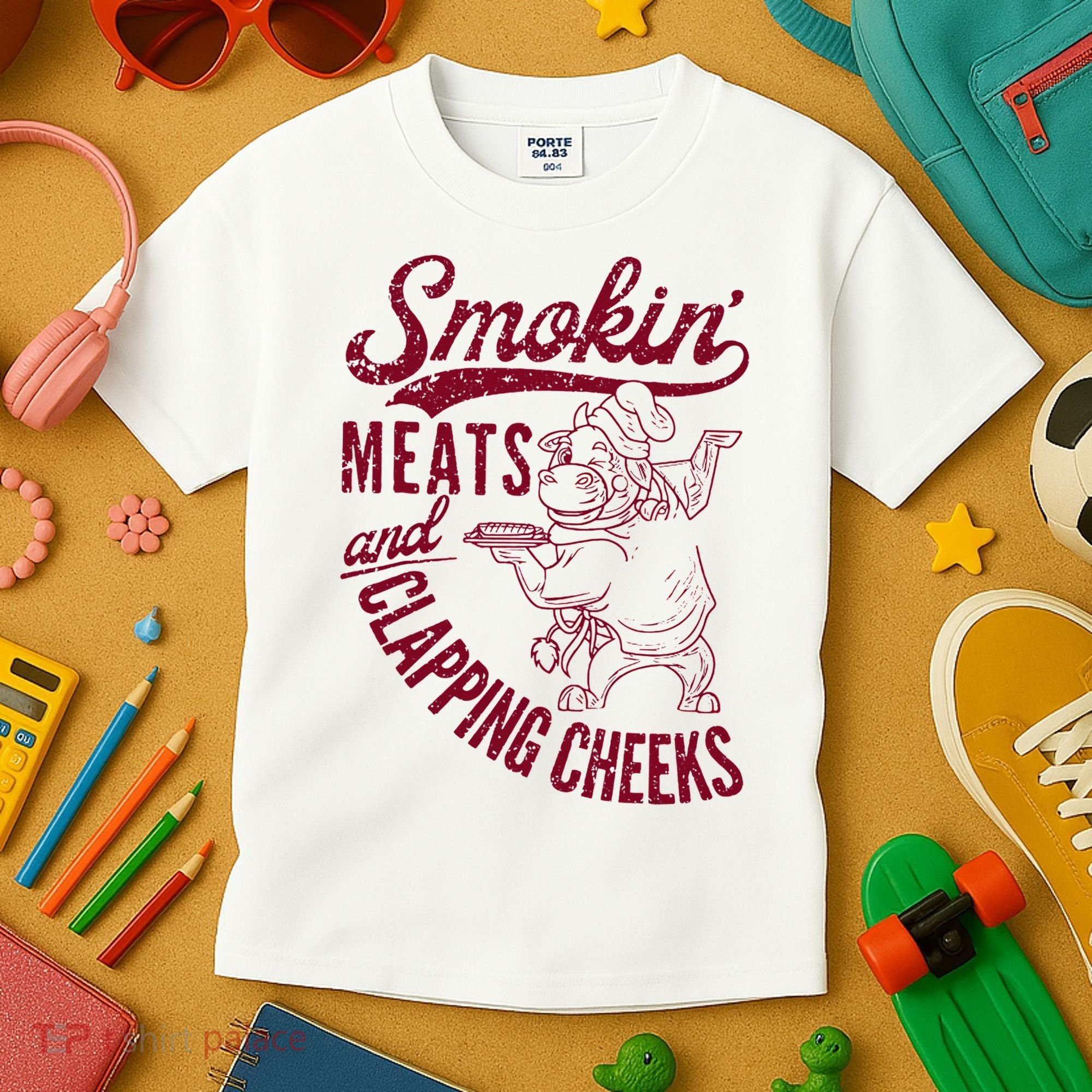 Smoking Meats And Clapping Cheeks Kids T-Shirt