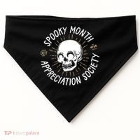 Spooky Month Appreciation Society USA-Made Doggie Bandana thumb 0
