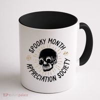 Spooky Month Appreciation Society Coffee Mug thumb 1