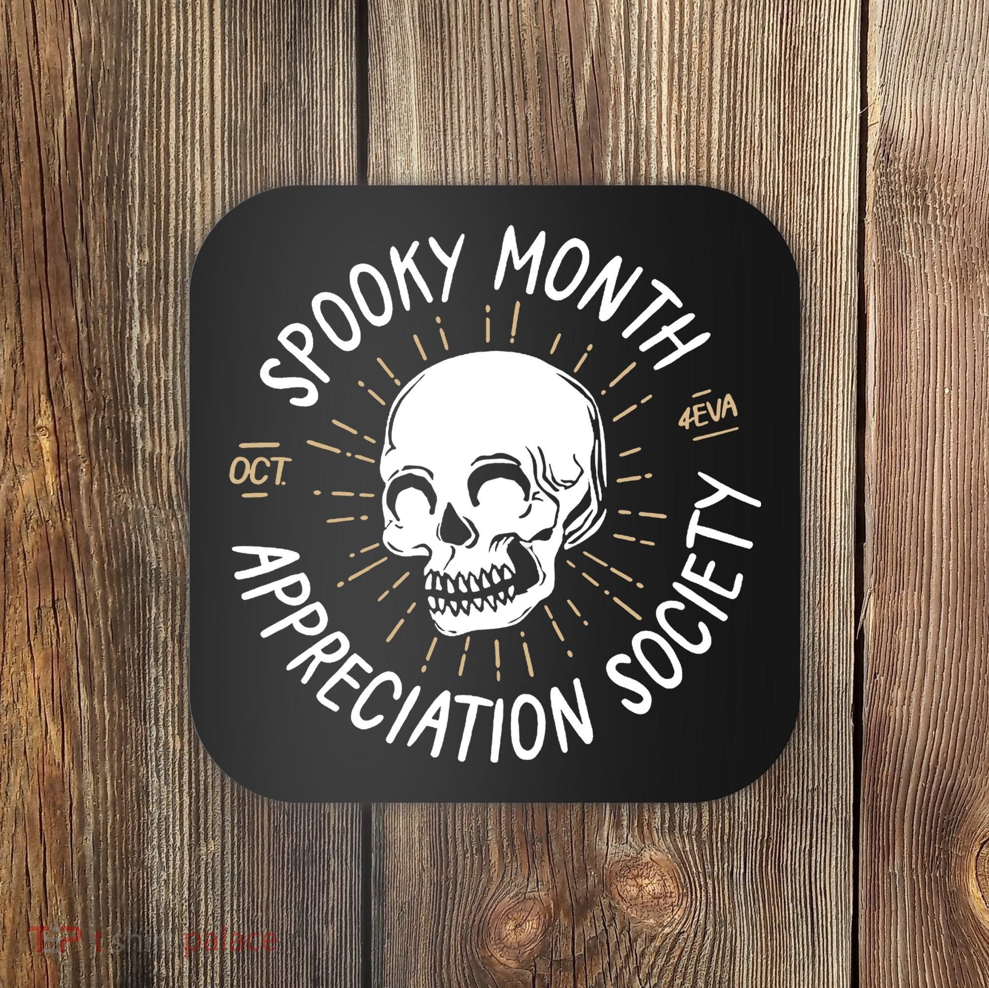 Spooky Month Appreciation Society Coaster