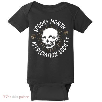 Spooky Month Appreciation Society Baby Bodysuit
