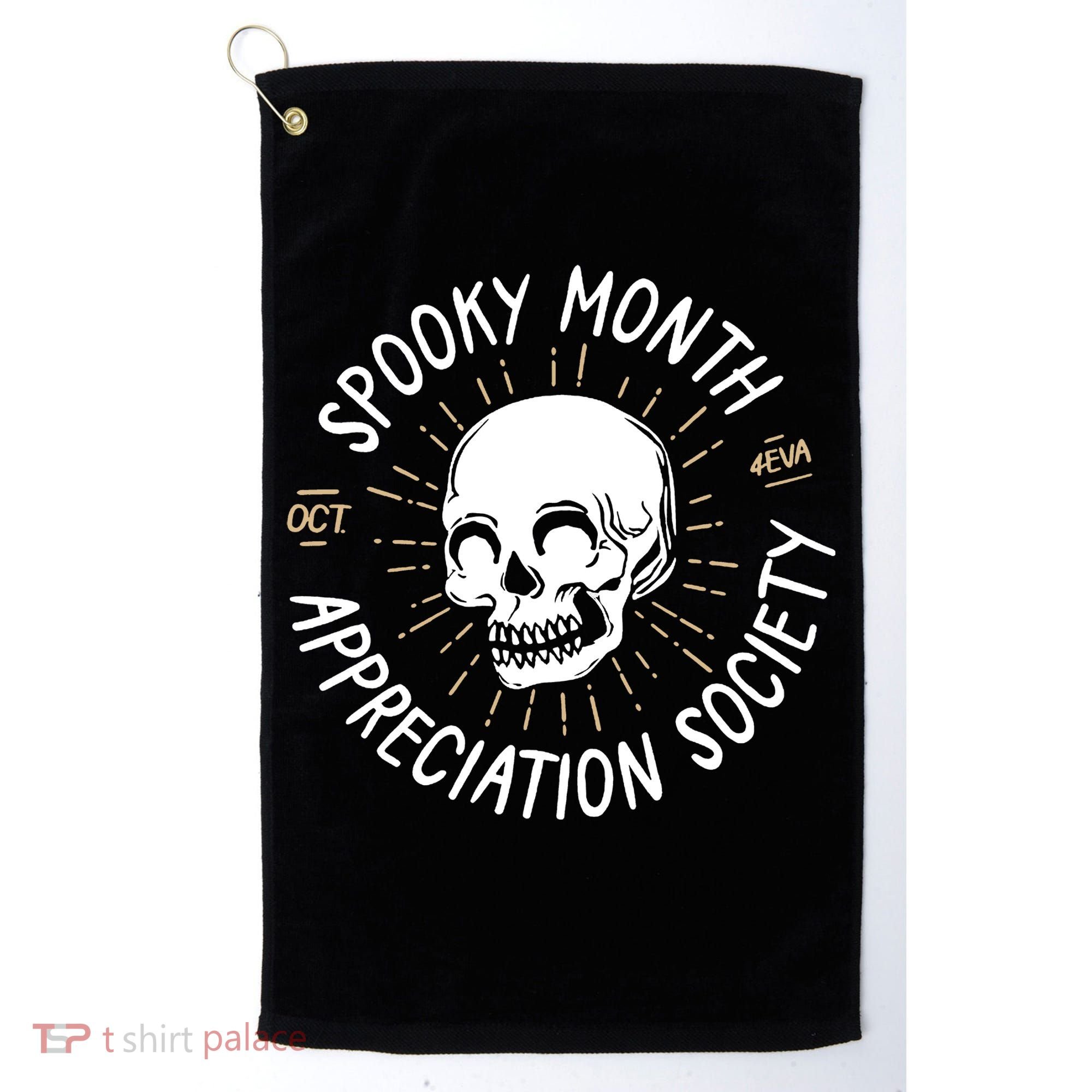 Spooky Month Appreciation Society Golf Towel
