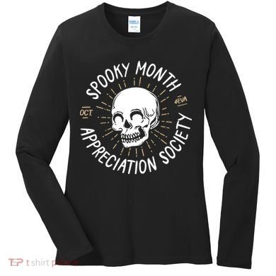Spooky Month Appreciation Society Women's Long Sleeve Shirt