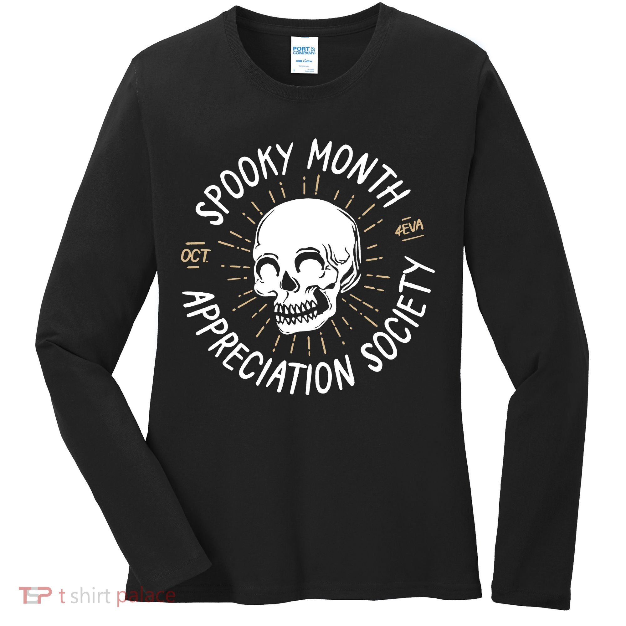 Spooky Month Appreciation Society Women's Long Sleeve Shirt