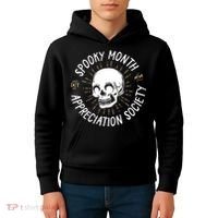 Spooky Month Appreciation Society Kids Hoodie thumb 4