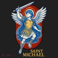 Saint Michael Anime Women's Sweatshirt thumb 2