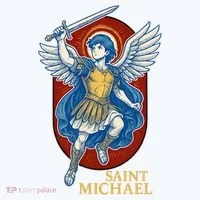 Saint Michael Anime Doggie Tank thumb 4