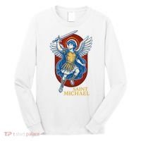 Saint Michael Anime Long Sleeve Shirt thumb 0