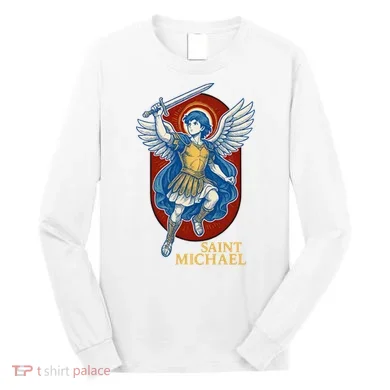 Saint Michael Anime Long Sleeve Shirt