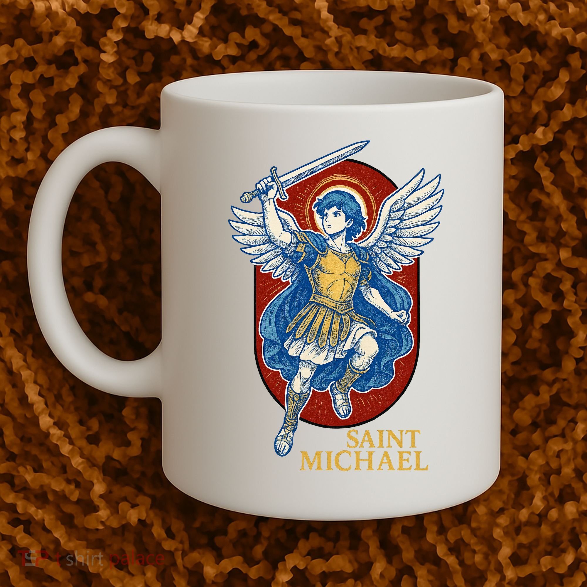 Saint Michael Anime Coffee Mug