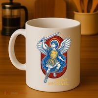 Saint Michael Anime Coffee Mug thumb 4
