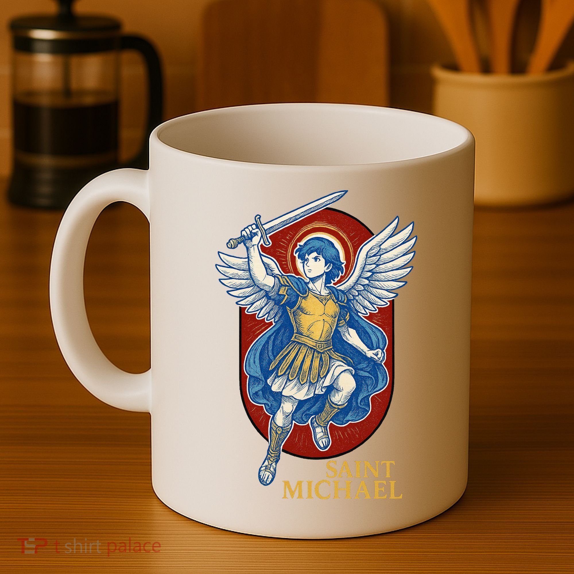 Saint Michael Anime Coffee Mug