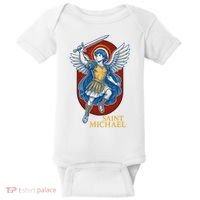 Saint Michael Anime Baby Bodysuit thumb 0