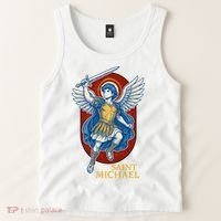 Saint Michael Anime Tank Top thumb 2