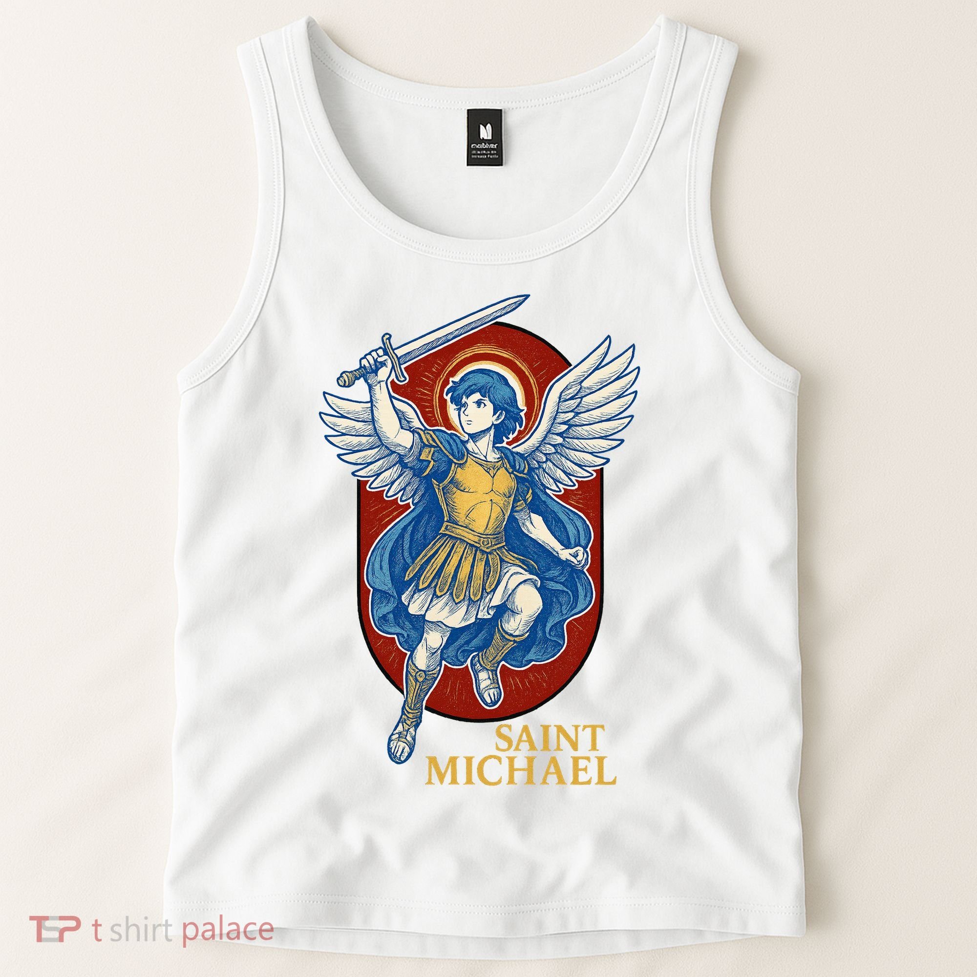 Saint Michael Anime Tank Top