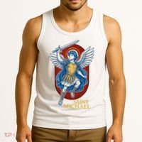 Saint Michael Anime Tank Top thumb 3