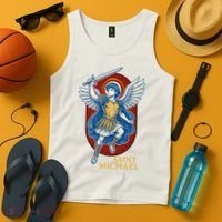 Saint Michael Anime Tank Top thumb 4