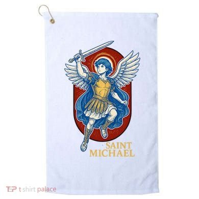 Saint Michael Anime Golf Towel