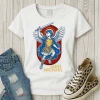 Saint Michael Anime Women's T-Shirt thumb 3