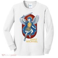 Saint Michael Anime Kids Long Sleeve Shirt thumb 0