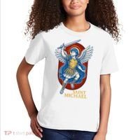 Saint Michael Anime Kids T-Shirt thumb 2