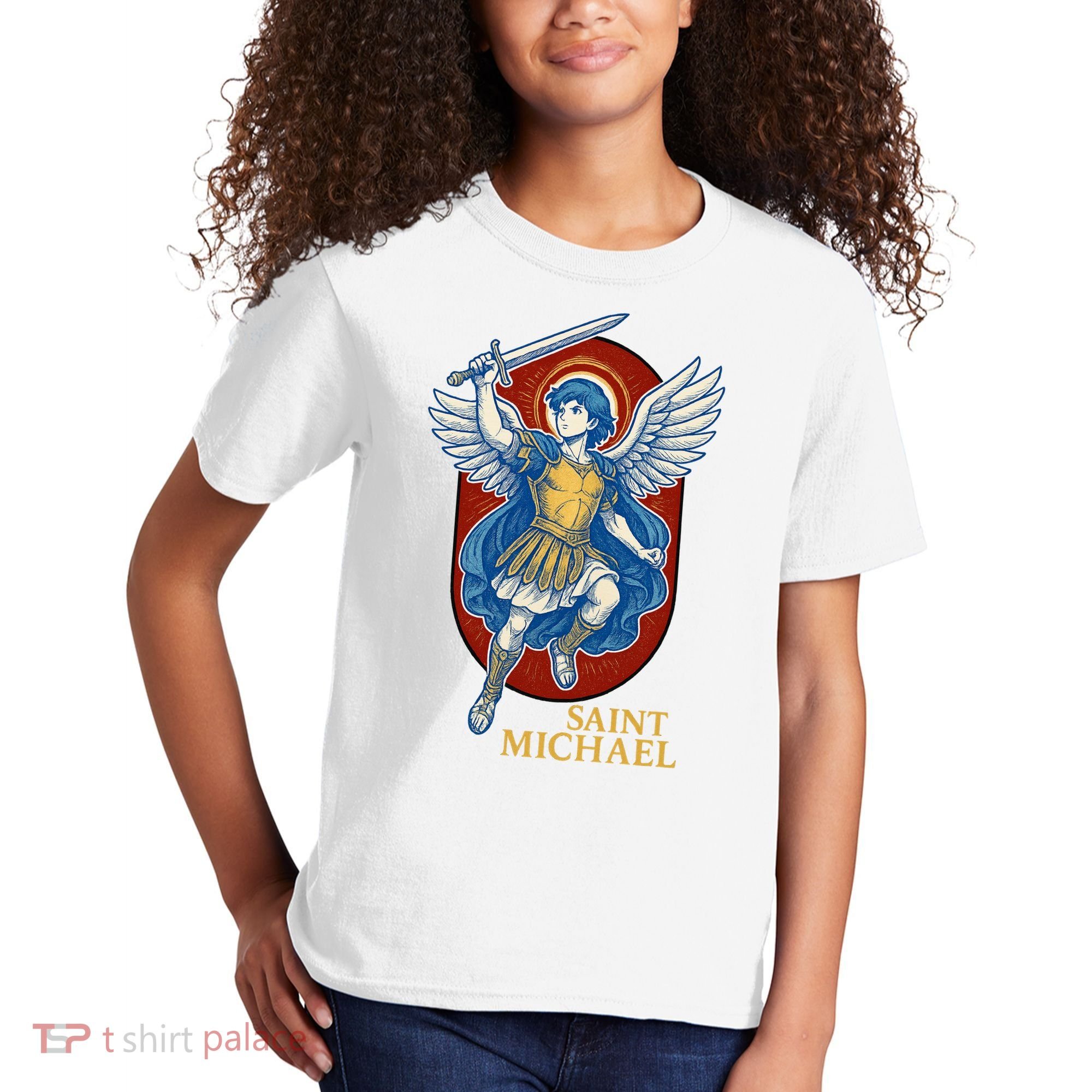 Saint Michael Anime Kids T-Shirt