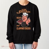 Smoking Meats And Clapping Cheeks Women's Sweatshirt thumb 0