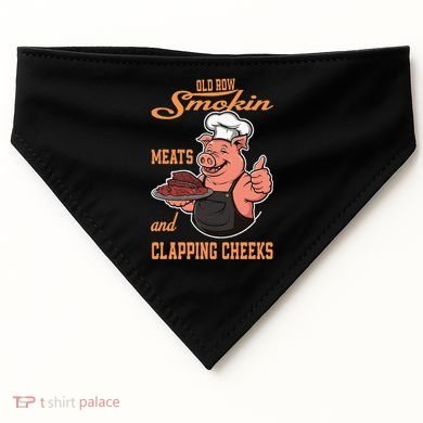Smoking Meats And Clapping Cheeks USA-Made Doggie Bandana