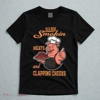 Smoking Meats And Clapping Cheeks T-Shirt thumb 5