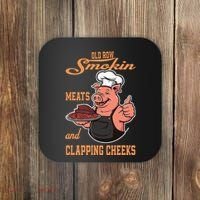 Smoking Meats And Clapping Cheeks Coaster thumb 0