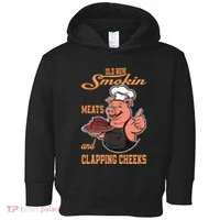Smoking Meats And Clapping Cheeks Toddler Hoodie thumb 0