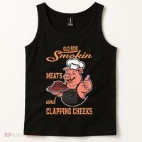 Smoking Meats And Clapping Cheeks Tank Top thumb 2