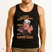 Smoking Meats And Clapping Cheeks Tank Top thumb 3