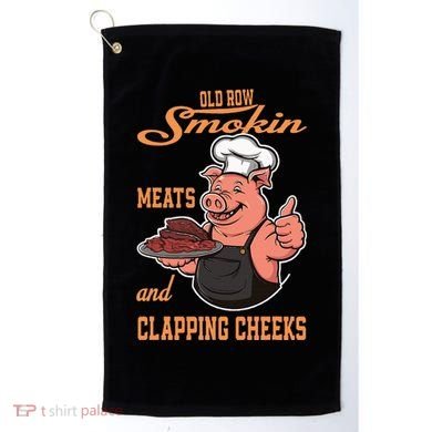 Smoking Meats And Clapping Cheeks Golf Towel