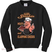 Smoking Meats And Clapping Cheeks Kids Sweatshirt thumb 0