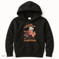 Smoking Meats And Clapping Cheeks Kids Hoodie thumb 0