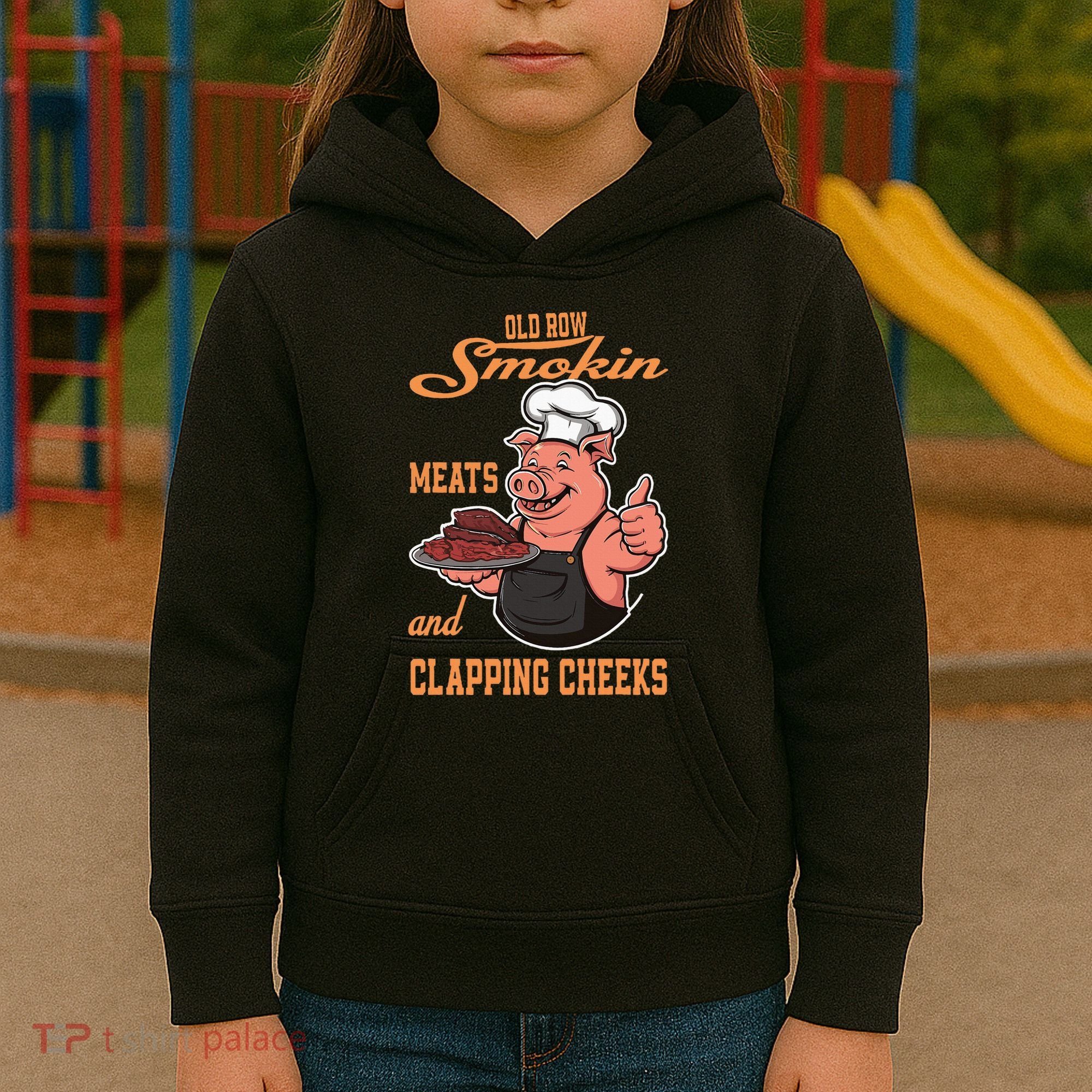 Smoking Meats And Clapping Cheeks Kids Hoodie
