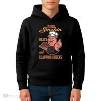 Smoking Meats And Clapping Cheeks Kids Hoodie thumb 4