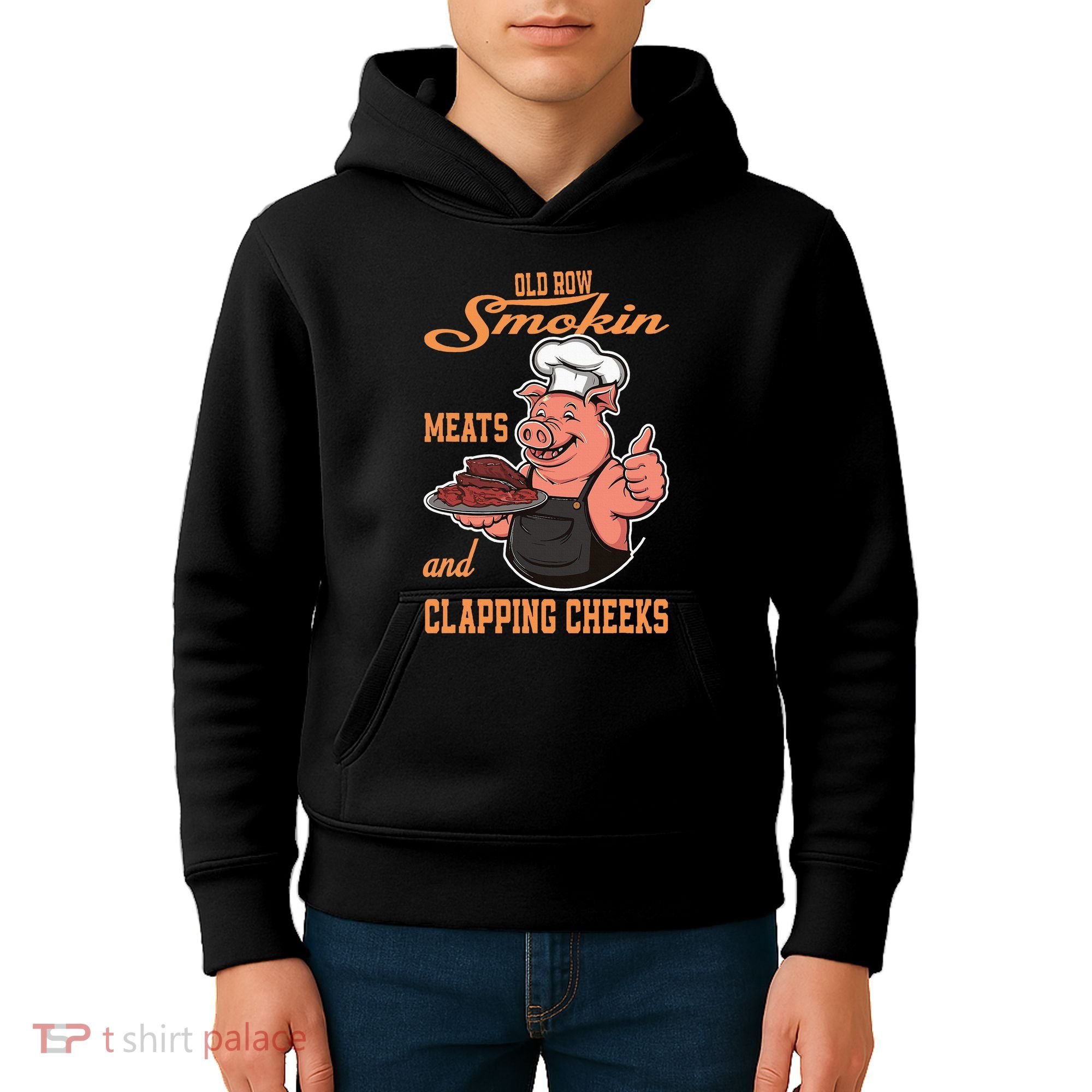 Smoking Meats And Clapping Cheeks Kids Hoodie