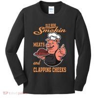 Smoking Meats And Clapping Cheeks Kids Long Sleeve Shirt thumb 0