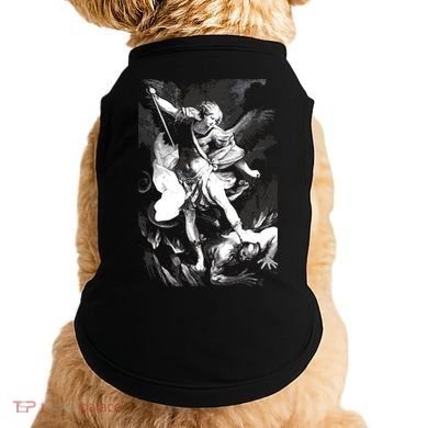 Saint Michael Archangel Angel Catholic Patron Gift Doggie Tank