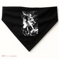 Saint Michael Archangel Angel Catholic Patron Gift USA-Made Doggie Bandana thumb 0