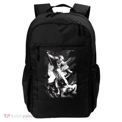 Saint Michael Archangel Angel Catholic Patron Gift Backpack
