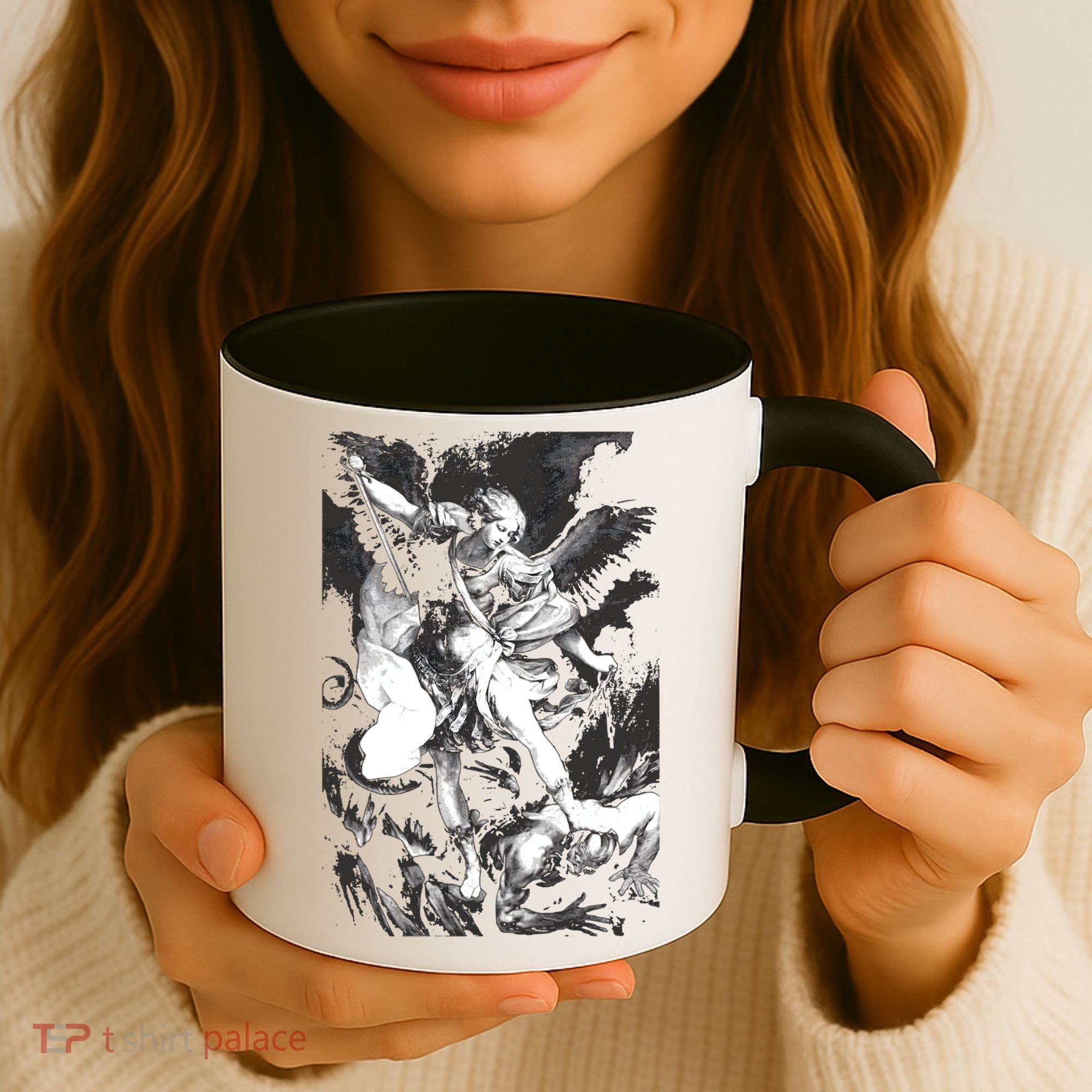 Saint Michael Archangel Angel Catholic Patron Gift Coffee Mug