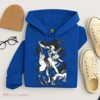 Saint Michael Archangel Angel Catholic Patron Gift Hoodie thumb 4