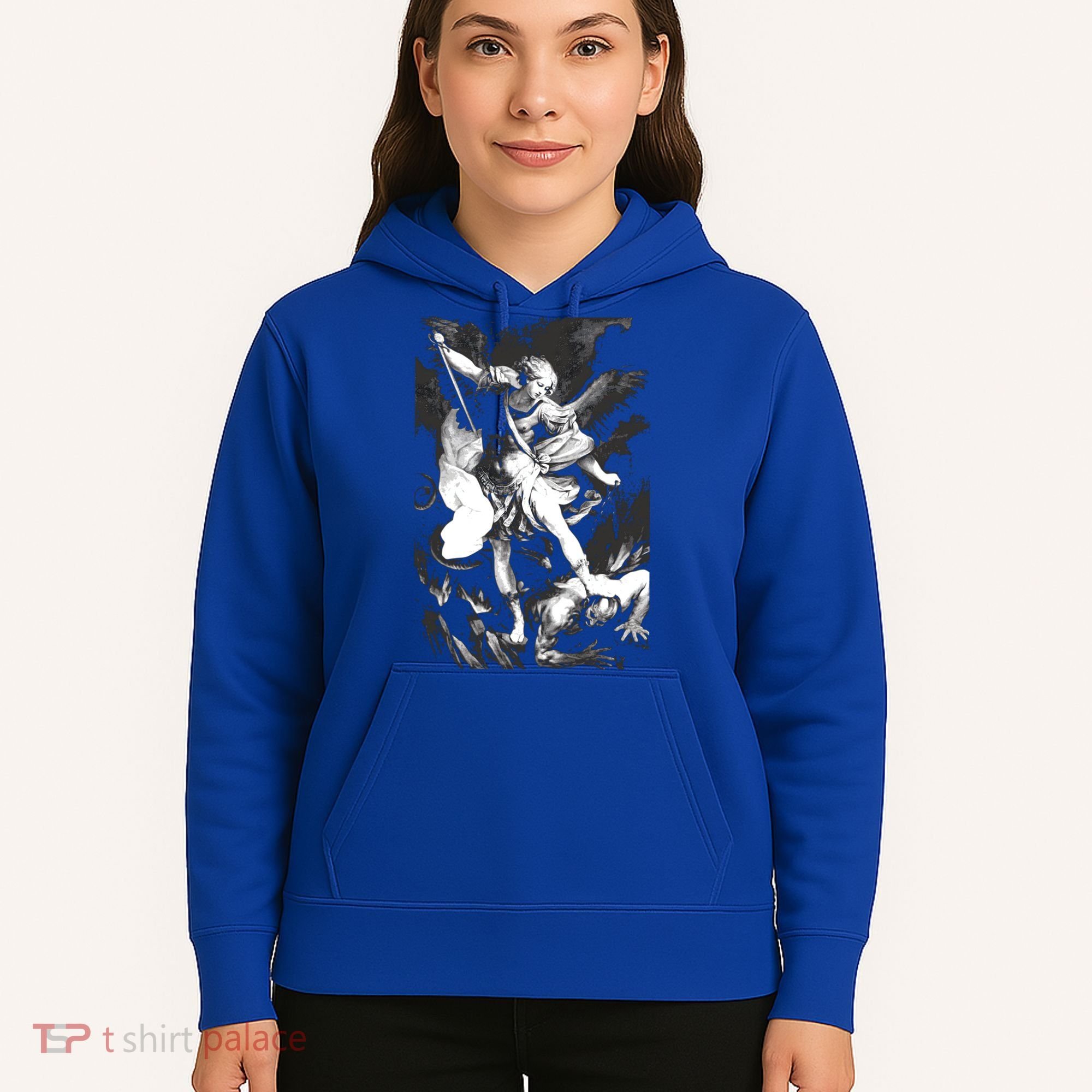 Saint Michael Archangel Angel Catholic Patron Gift Hoodie