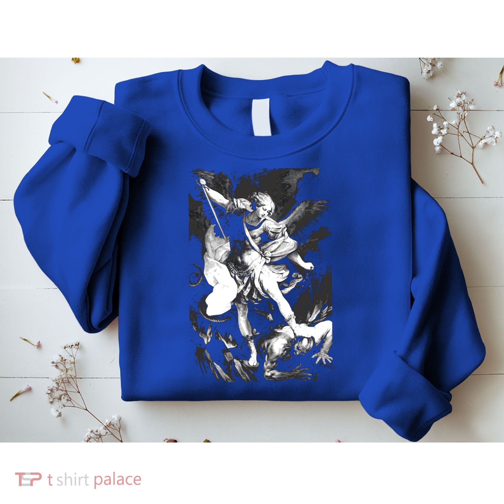 Saint Michael Archangel Angel Catholic Patron Gift Sweatshirt